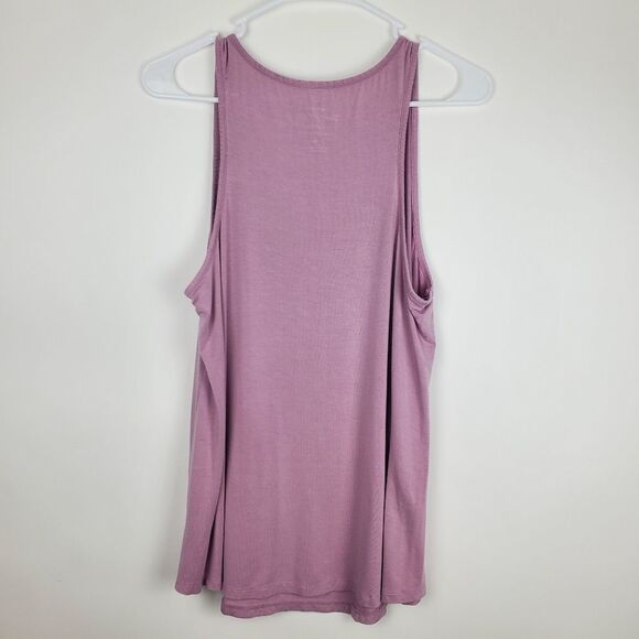TORRID SUPER SOFT KNIT MAUVE PINK LAYERING TANK TOP Shirt Sleeveless Popover - Picture 6 of 6